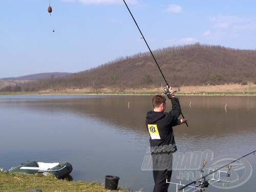 Az első teszthorgászatunk során 170 kg pontyot fogtunk ez év márciusában