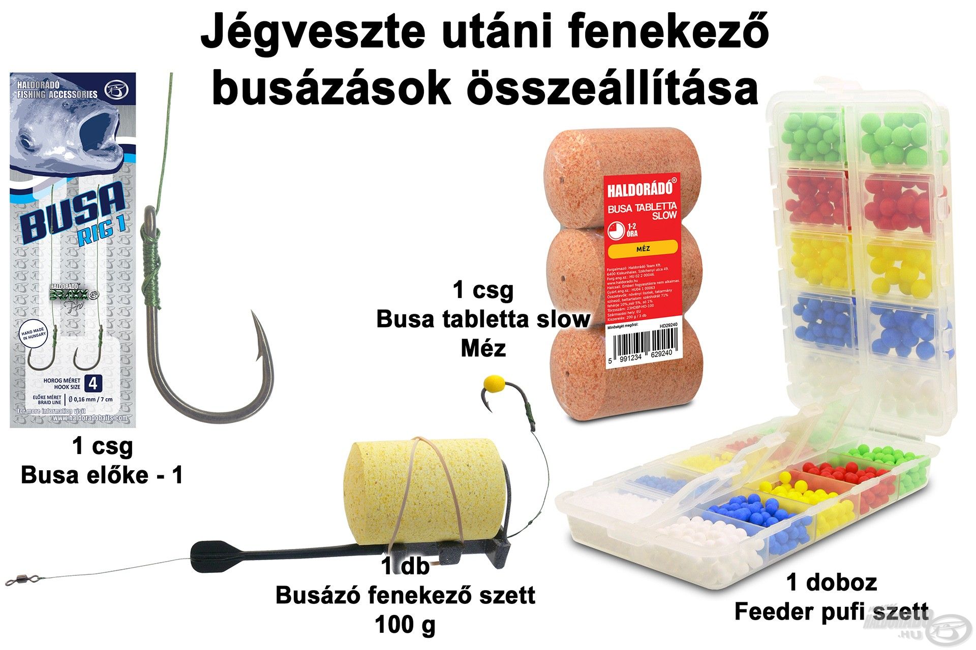 Jégveszte utáni fenekező busázások összeállítása