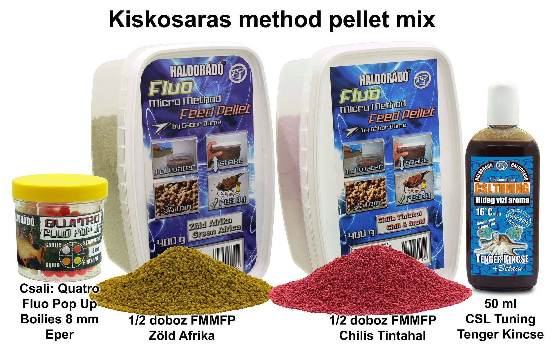 Kiskosaras method pellet mix