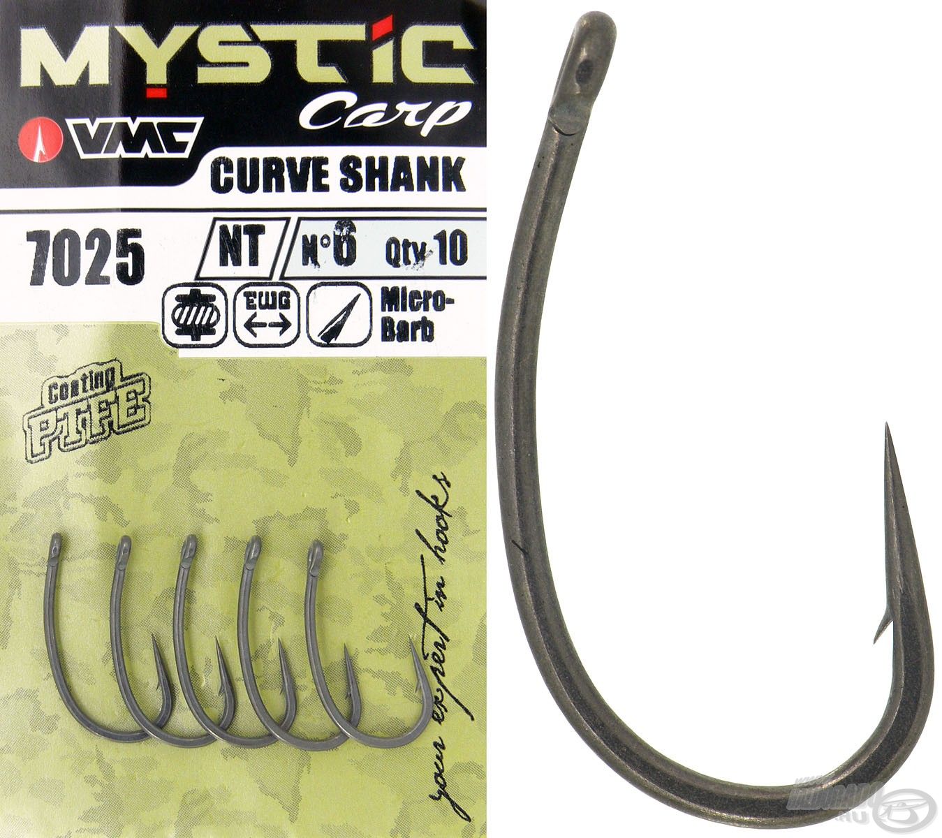 Bemutatjuk a Mystic Carp Curve Shank horgot, ami a VMC legsokoldalúbb nagypontyos modellje!