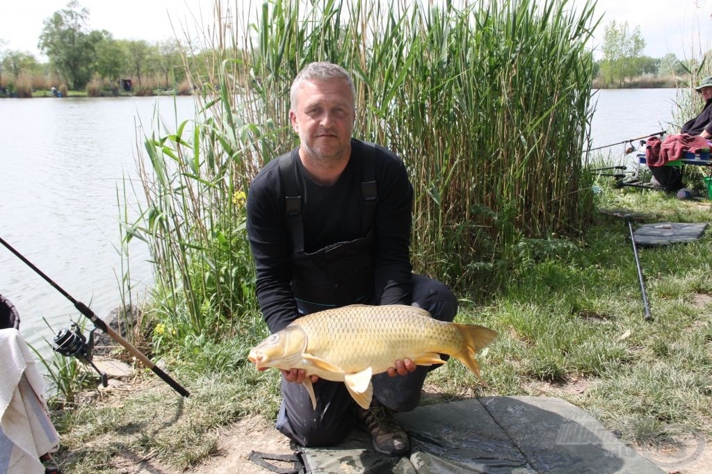 Kiss Péter ilyen gyönyörű halakkal vezeti egyenlőre a szektorát