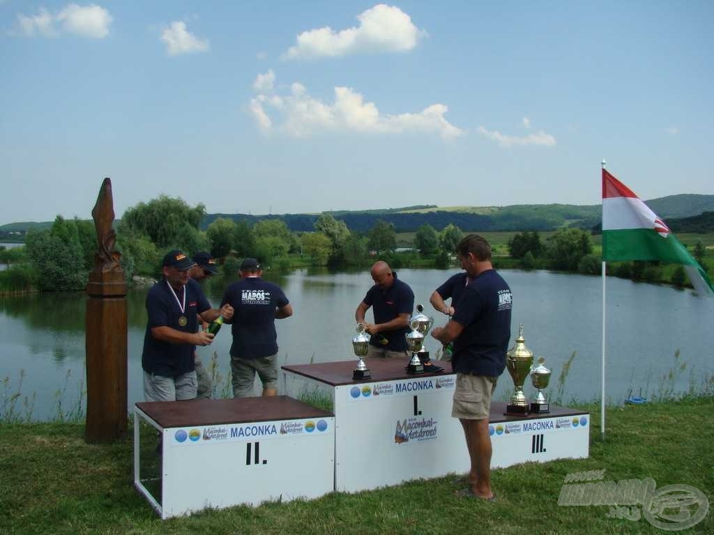 A győztes klub megérdemelten nyitja ki a pezsgőt