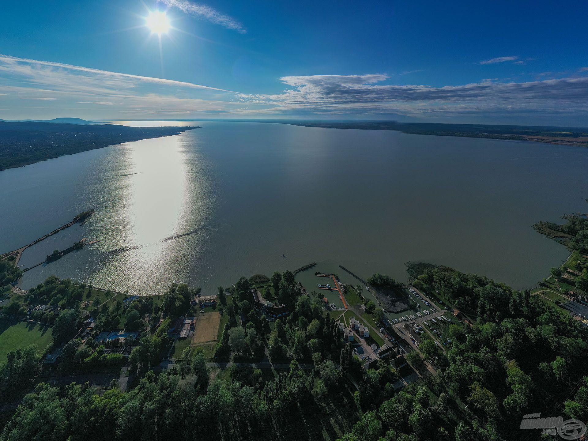 Keszthely a Balaton nyugati csücske, előttem pedig a végtelen Balaton, kell ennél szebb látvány?