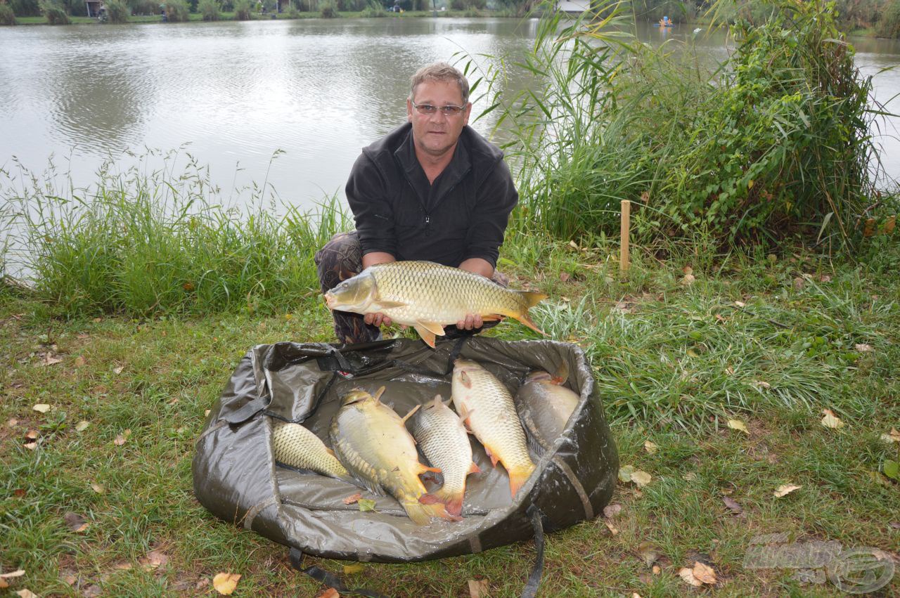 Vas Péter majd 25 kg-os fogással