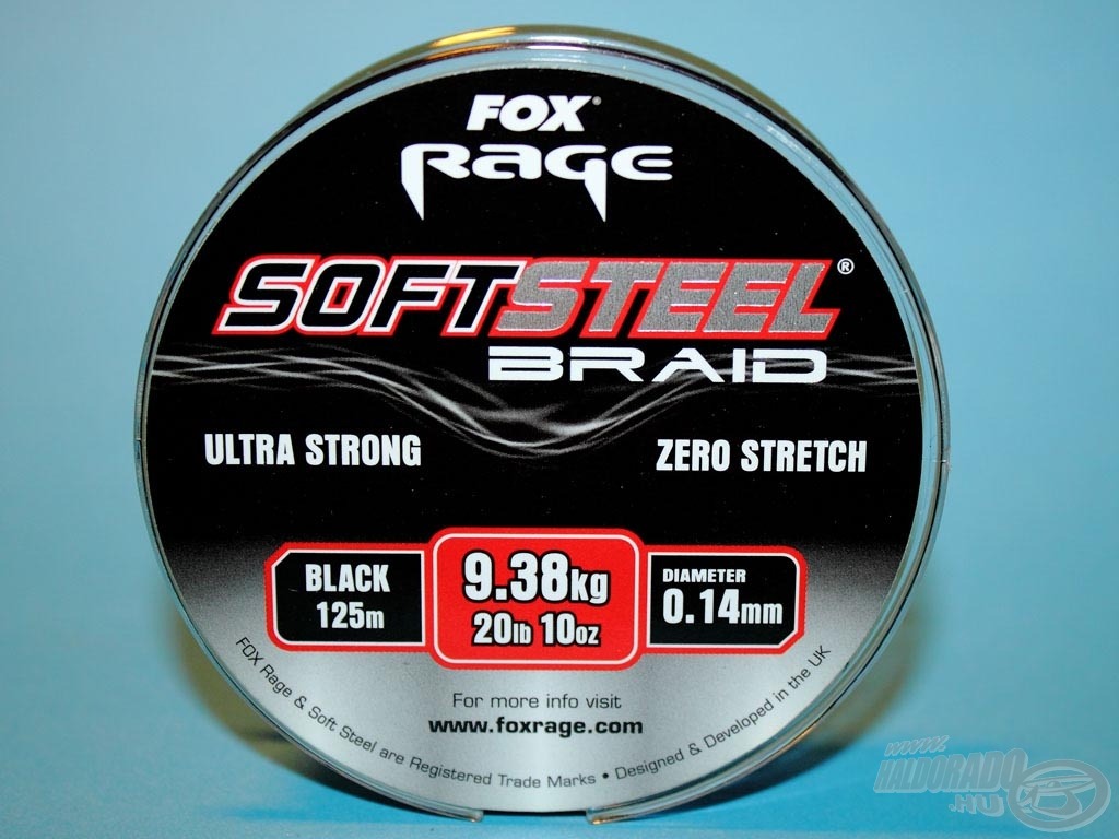 A fekete színű Fox Rage zsinór a maga 0,14 mm-es méretével igazán univerzálisan használható