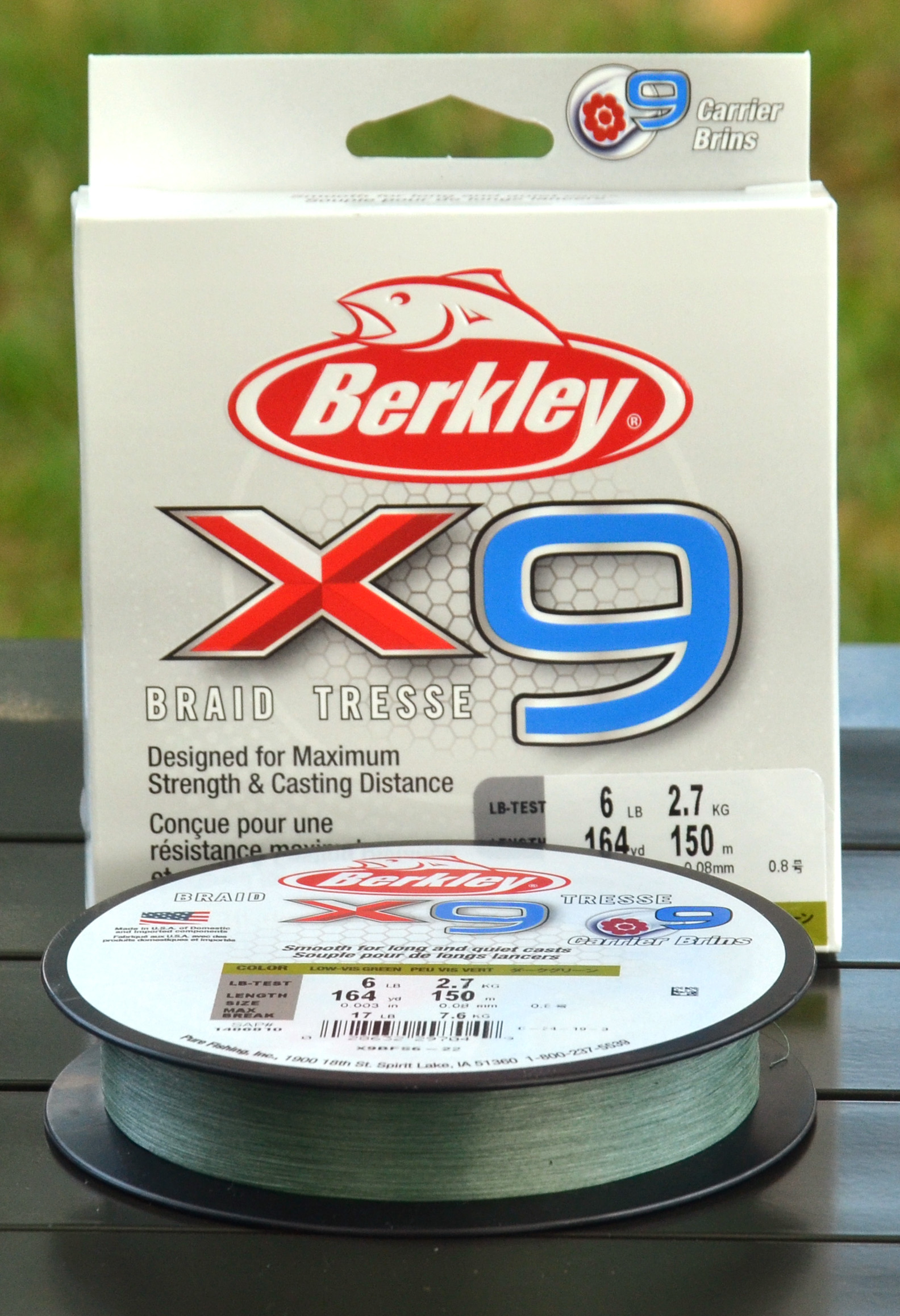 A Berkley X9 zsinórok megfelelnek a legmagasabb minőségi elvárásoknak és igényeknek 