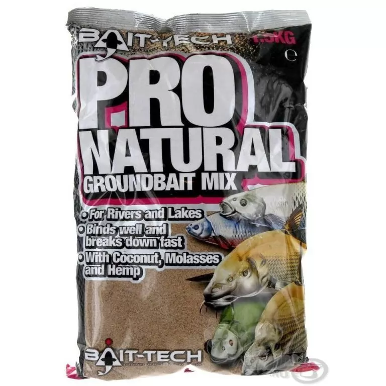 Bait-Tech Pro Natural Dark Groundbait 1,5 kg / 1