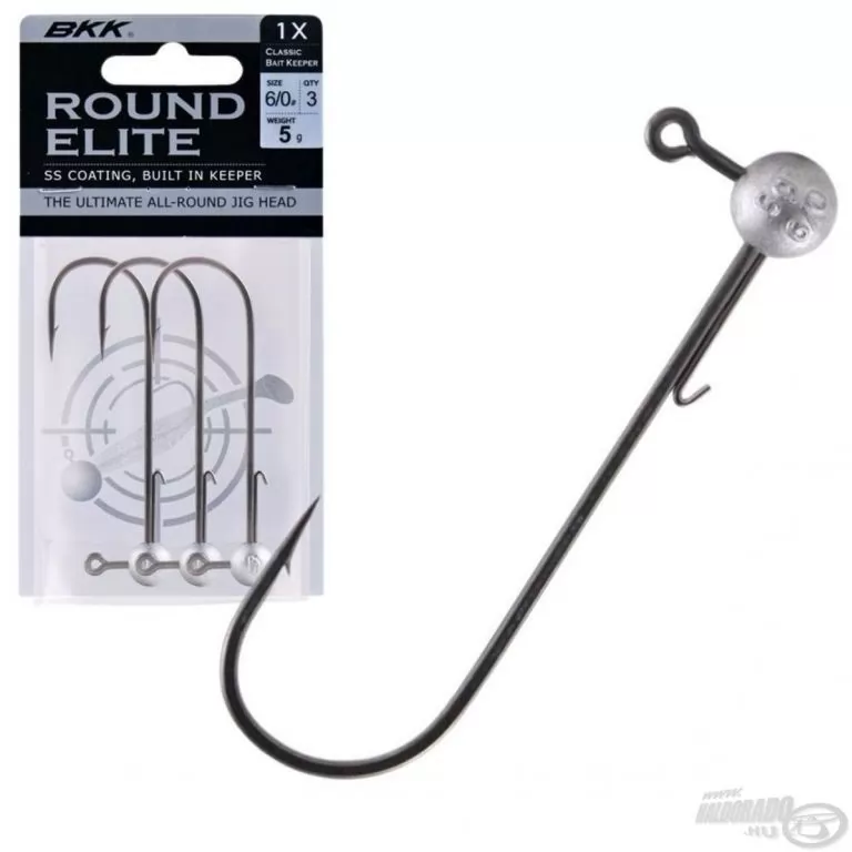 BKK Round Elite-Classic Bait Keeper Jig horog 6/0 - 10 g / 1