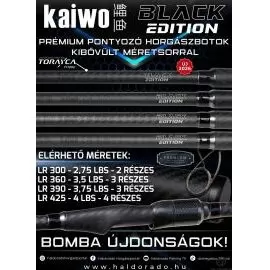 BLACK EDITION Kaiwo LR 390 3,75 Lbs távdobó horgászbot 180 méterig