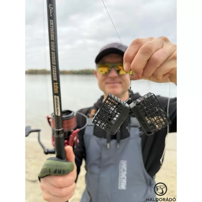 By Döme EXTREME 500 River Kaiwo Feeder 395EXH - brutál erős és rugalmas TOP folyóvízi feederbot / 22