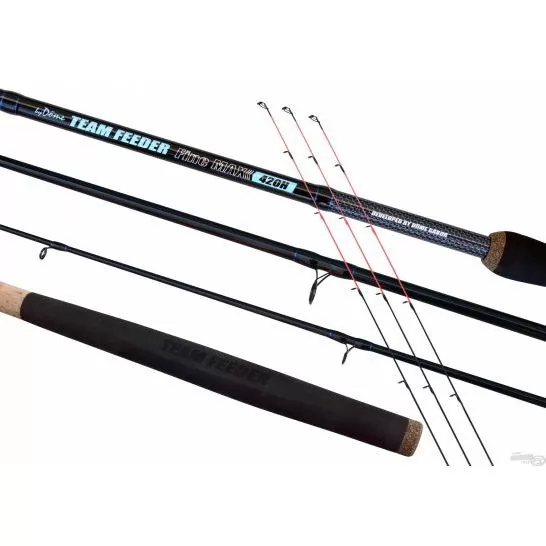 By Döme TEAM FEEDER Fine Max 420H horgászbot + Dobókesztyű ujj