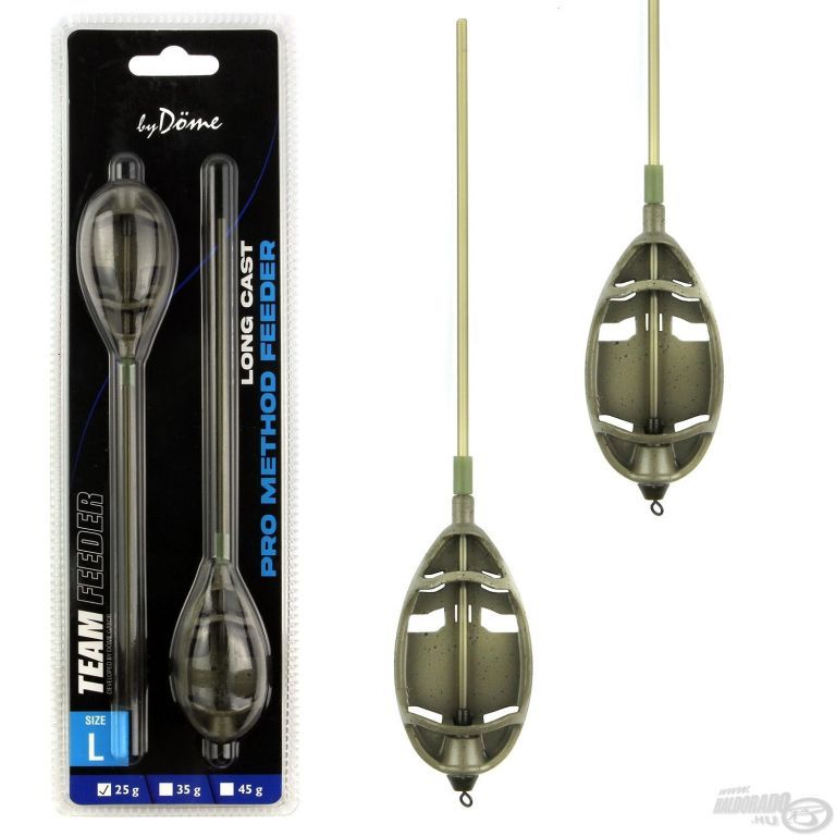 By Döme TEAM FEEDER Long Cast Pro Method Feeder kosár XL 55 g - 2 db