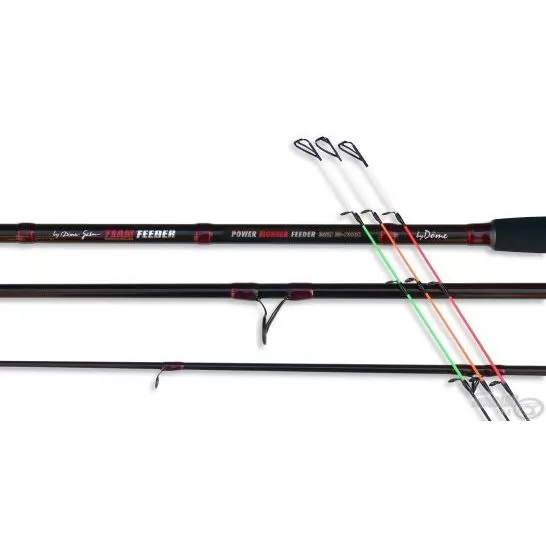 By Döme TEAM FEEDER Power Fighter Feeder 360H horgászbot + Dobókesztyű ujj