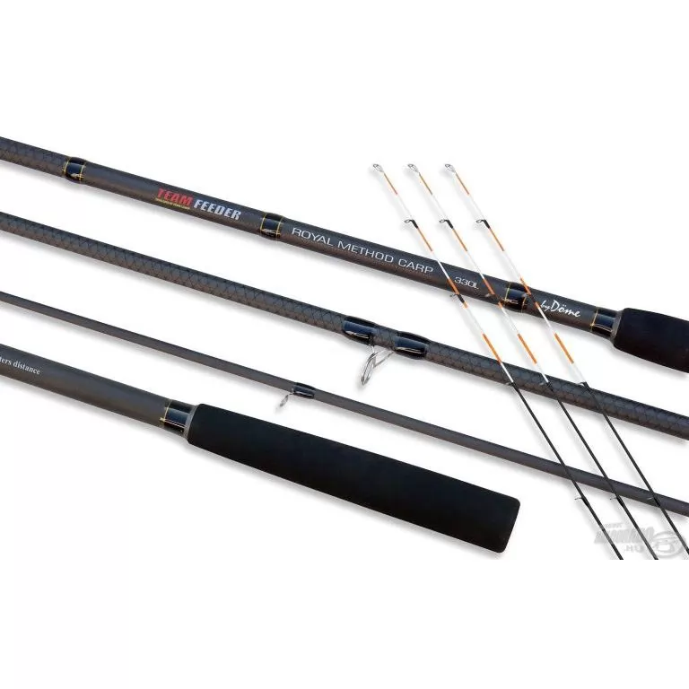 By Döme TEAM FEEDER Royal Method Carp 330L horgászbot + Dobókesztyű ujj / 1