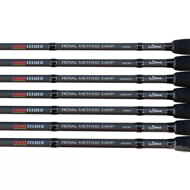 By Döme TEAM FEEDER Royal Method Carp 330L horgászbot + Dobókesztyű ujj / 5