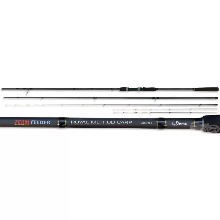 By Döme TEAM FEEDER Royal Method Carp 420H horgászbot + Dobókesztyű ujj / 2