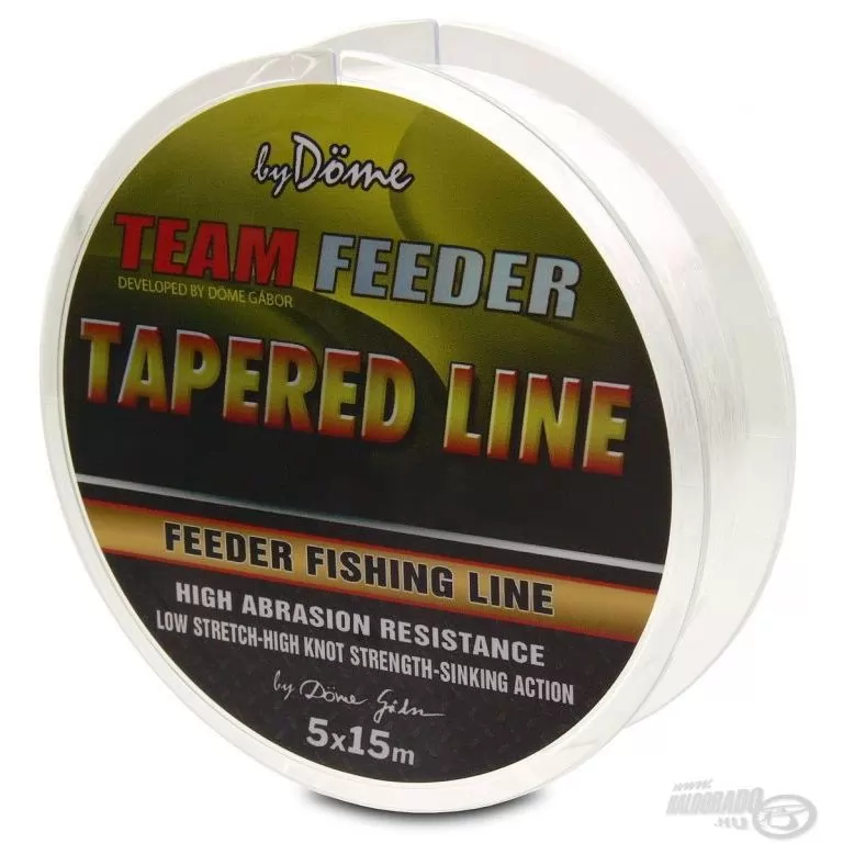 By Döme TEAM FEEDER Tapered Leader 5x15 m - 0,20-0,31 mm / 1