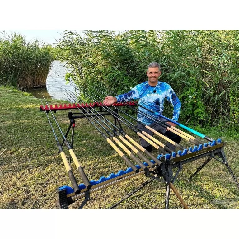 By Döme TEAM FEEDER Tornado River Carp 390RXH horgászbot + Dobókesztyű ujj / 10