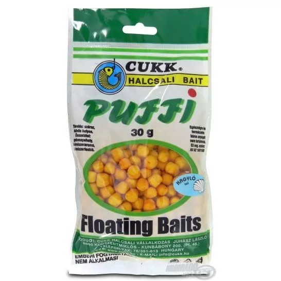 CUKK puffi ízesített - kagyló közepes