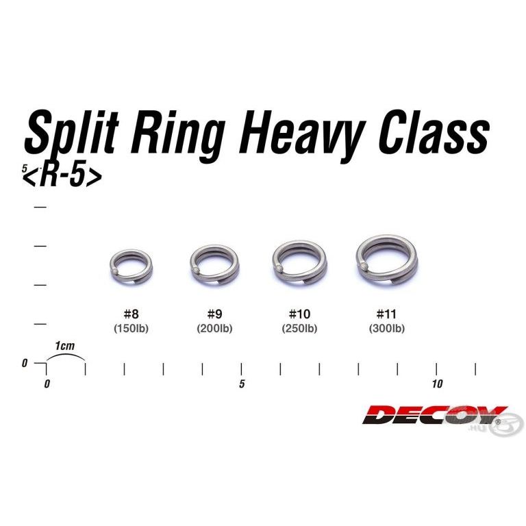 DECOY R-5 Split Ring Heavy Class 10