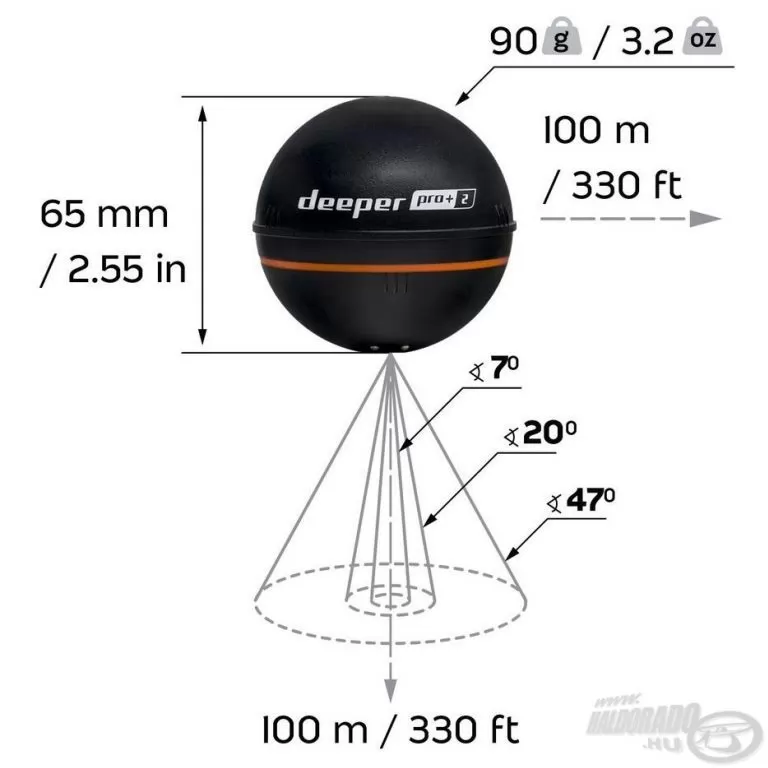 DEEPER Pro+ 2 Wifi+GPS halradar / 2