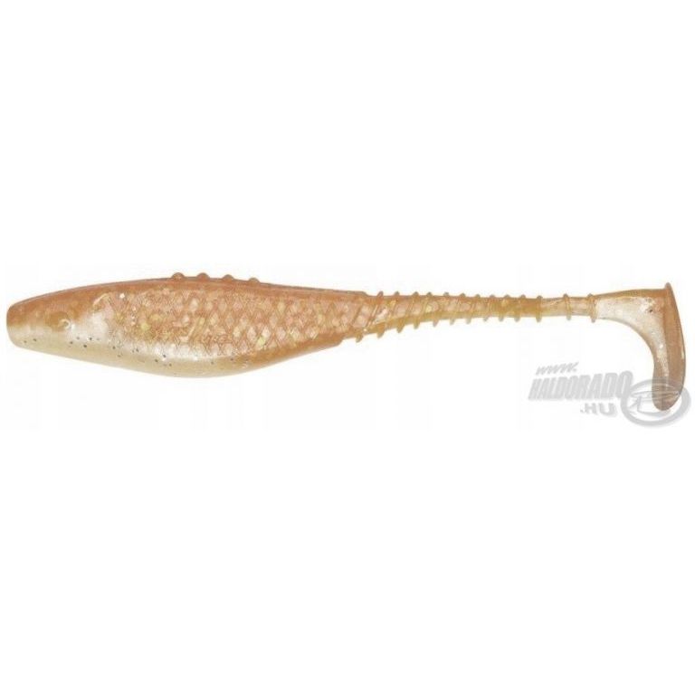 DRAGON Belly Fish Pro 5 cm - Pearl / Clear Orange Glitter