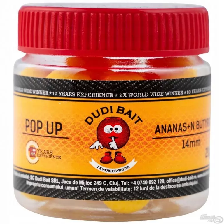 DUDI BAIT Pop Up Ananász + Vajsav 14 mm / 1