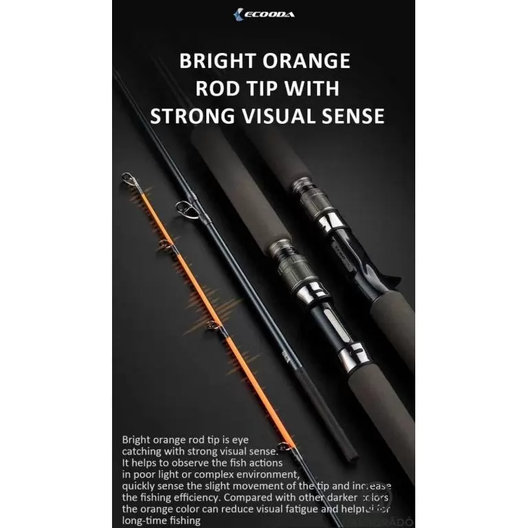 ECOODA Black Thunder III Boat 210M Spinning vertikális harcsa horgászbot / 7