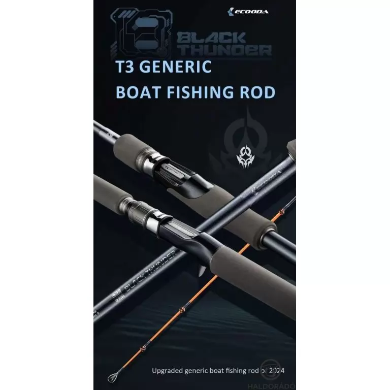 ECOODA Black Thunder III Boat 210M Spinning vertikális harcsázó horgászbot / 1