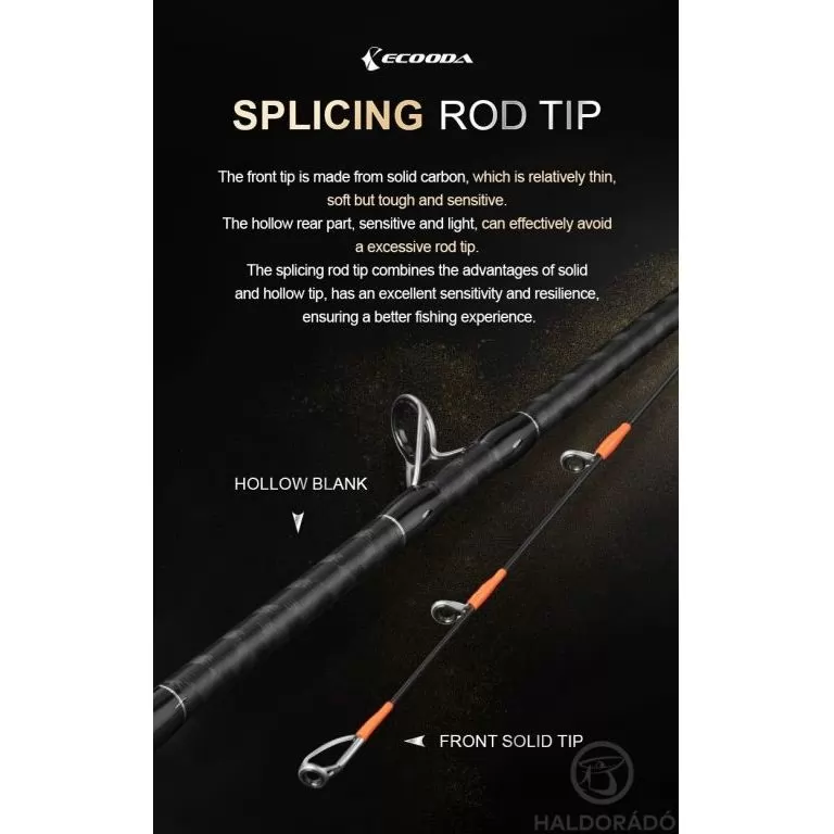 ECOODA Lofty Ambition Light Game 215H Casting JIG-es, süllős horgászbot / 9