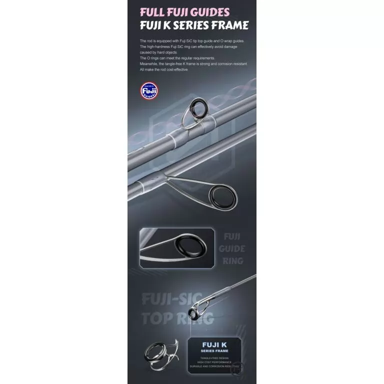 ECOODA Shadow Seeking 240MH Spinning JIG-es süllős horgászbot / 5