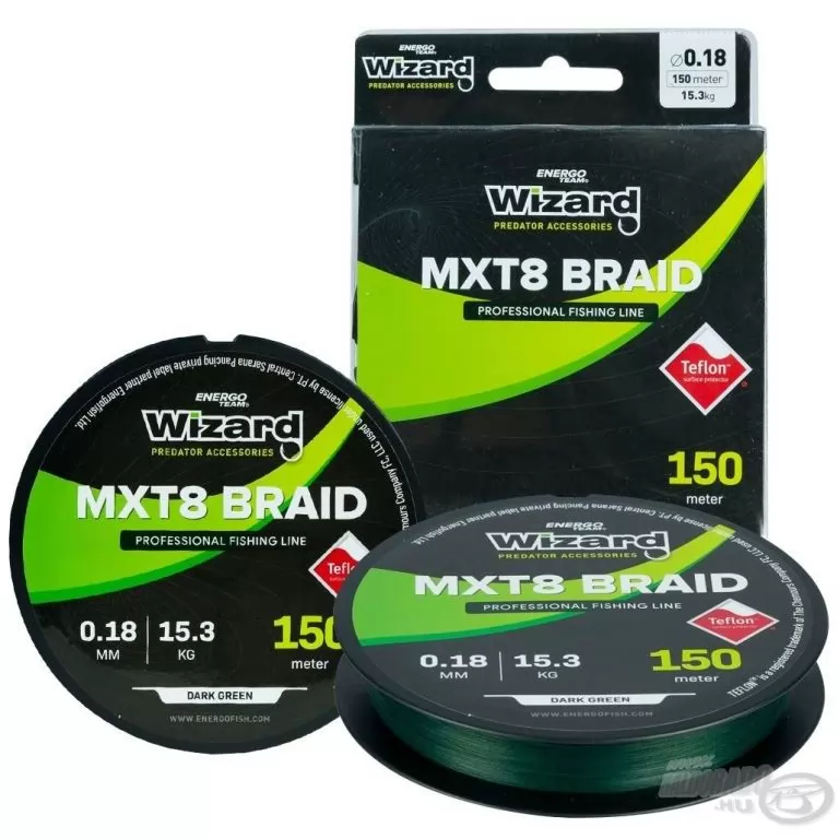 ENERGOTEAM Wizard MXT8 Braid 150 m - 0,12 mm / 1