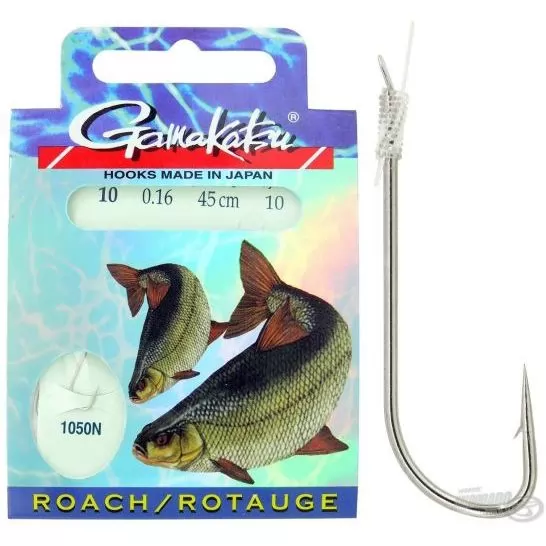 GAMAKATSU Előkötött keszegező horog 1050N - 16 / 0,10