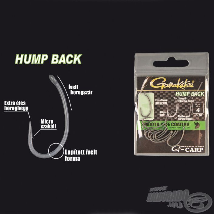 Gamakatsu G-Carp Gobba Ganci Posteriori Micro-Barbed, Rivestiti PTFE, 10 Pezzi, Grigio - Foto 4