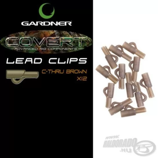 GARDNER Covert Lead Clips Brown