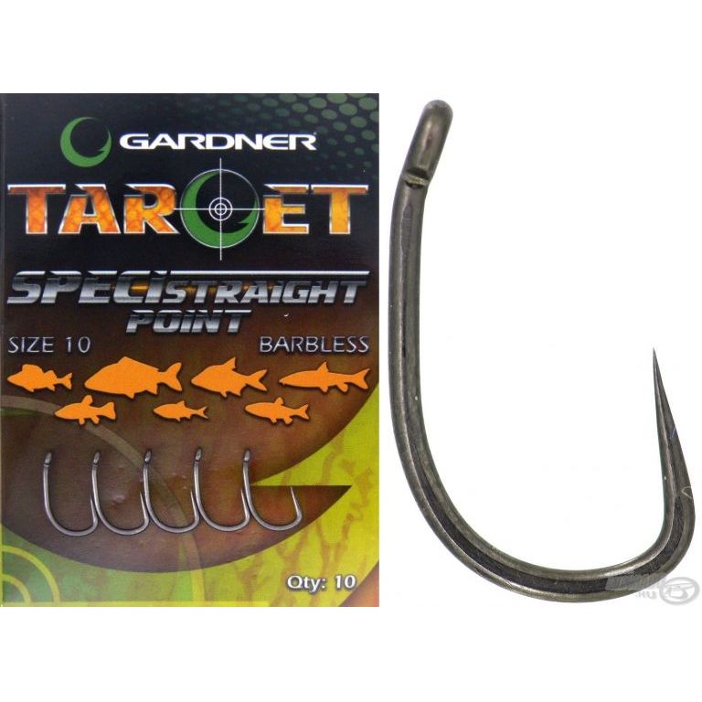 GARDNER Target Speci-Straight Barbless - 10
