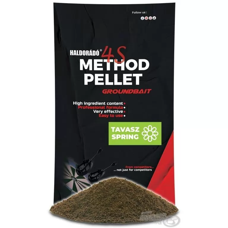 HALDORÁDÓ 4S Method Pellet Groundbait - Tavasz / 1