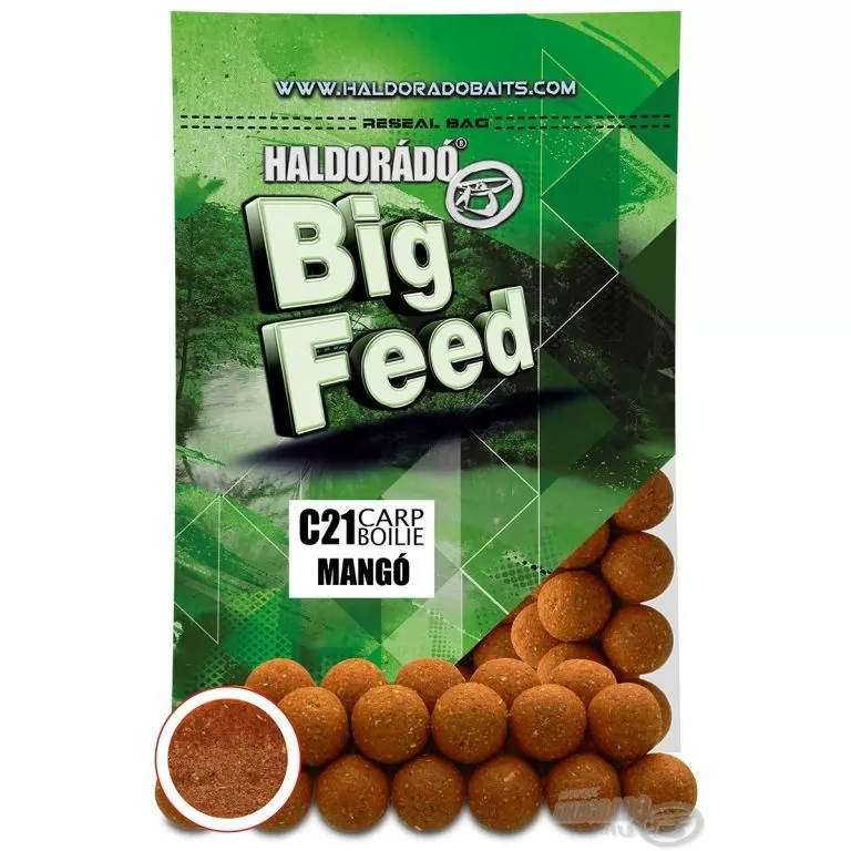 HALDORÁDÓ Big Feed - C21 Boilie - Mangó 700 g / 1