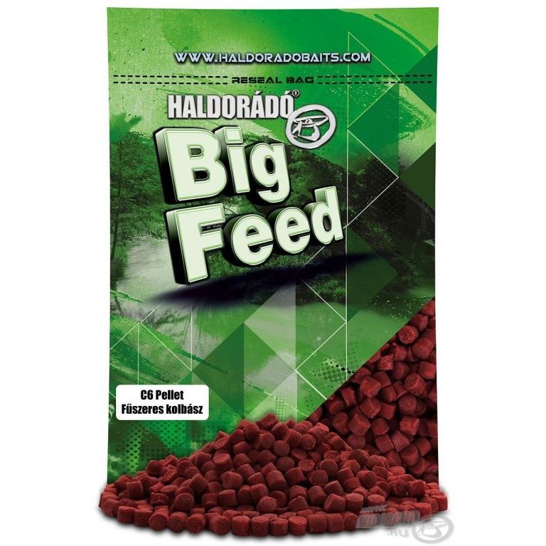 HALDORÁDÓ Big Feed - C6 Pellet - Fűszeres Kolbász 700 g