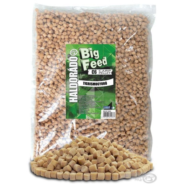 HALDORÁDÓ Big Feed - C6 Pellet - Tigrismogyoró 2 kg