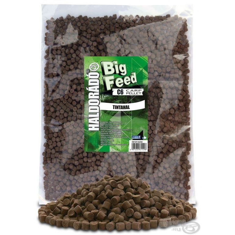 HALDORÁDÓ Big Feed - C6 Pellet - Tintahal 2,5 kg
