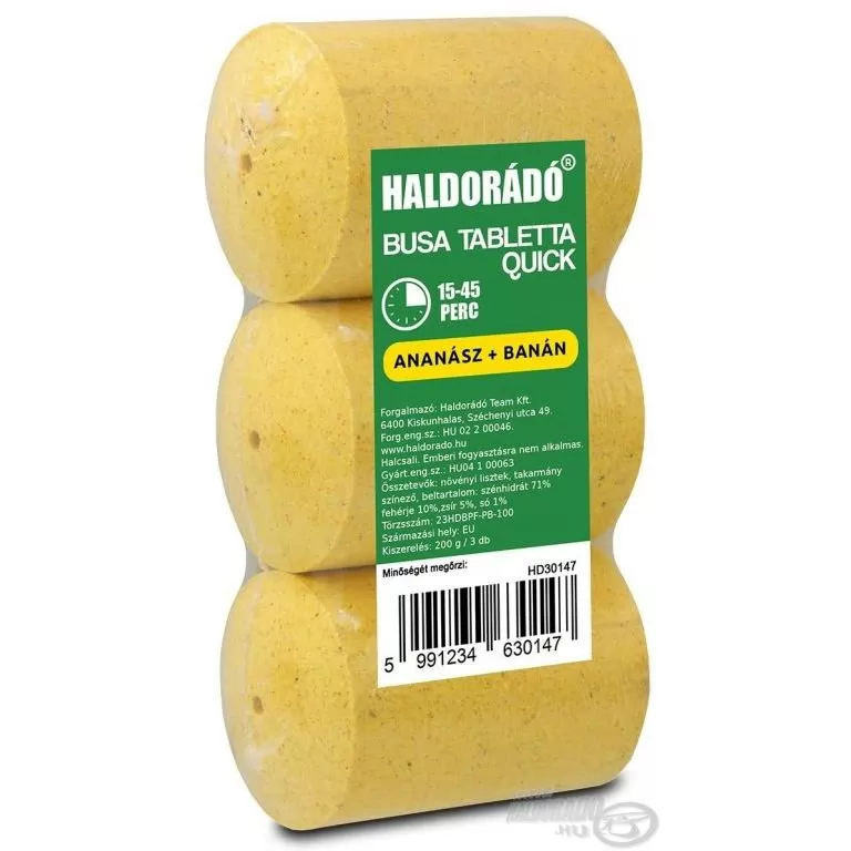 HALDORÁDÓ Busa tabletta Quick - Ananász + banán / 1