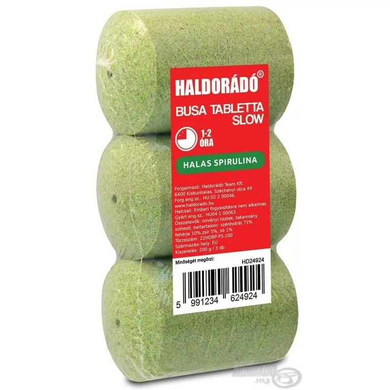 HALDORÁDÓ Busa tabletta Slow - Halas spirulina / 1