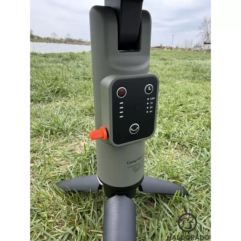 HALDORÁDÓ Camping akkumulátoros ventilátoros lámpa LED lámpával / 5