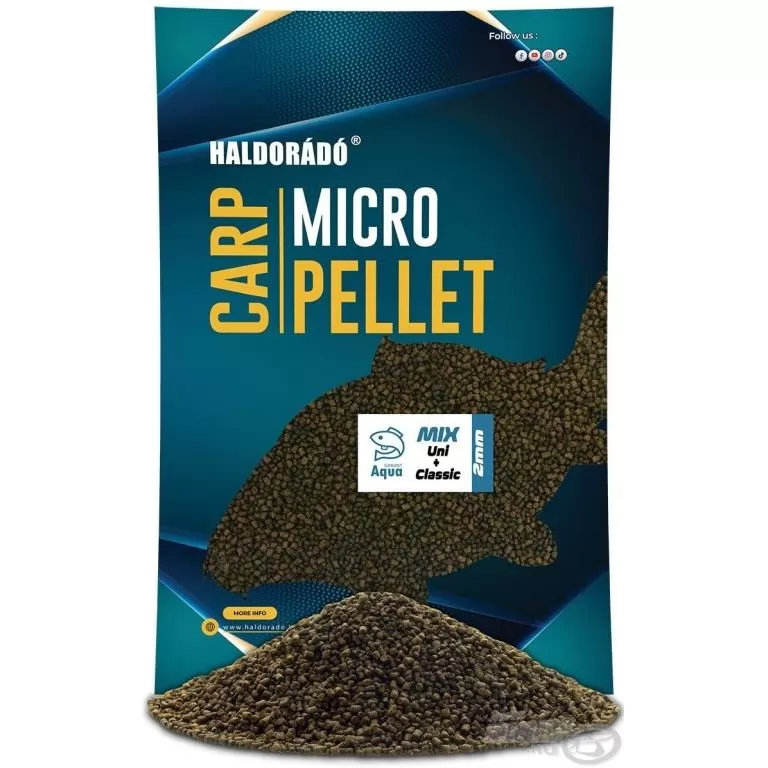 HALDORÁDÓ Carp Micro Pellet - Aqua Garant Classic + Uni Pellet Mix 2 mm / 1