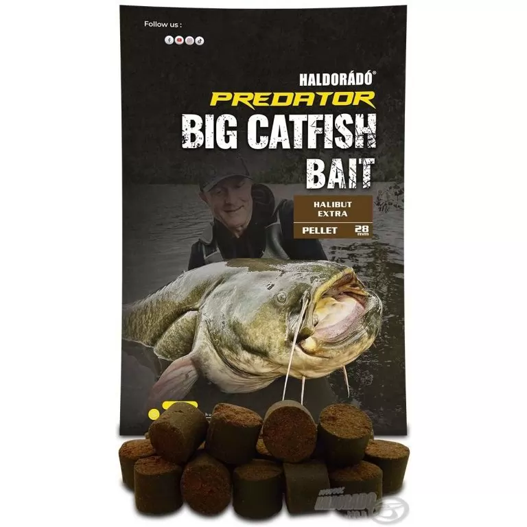 HALDORÁDÓ Catfish Bait Pellet 28 mm - Halibut Extra 1 kg / 1