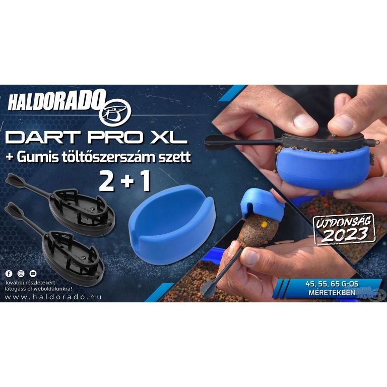 HALDORÁDÓ Dart Pro XL 65 g kosár szett