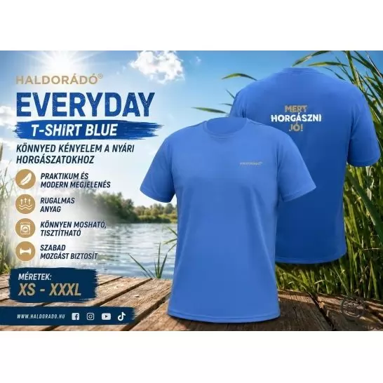 HALDORÁDÓ Everyday T-Shirt Blue L termék kép
