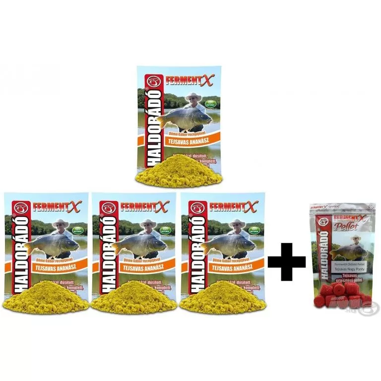 HALDORÁDÓ FermentX - Tejsavas Ananász + Ajándék csali / 2
