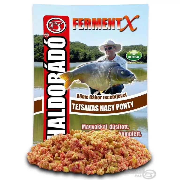 HALDORÁDÓ FermentX - Tejsavas Nagy Ponty + Ajándék csali / 1